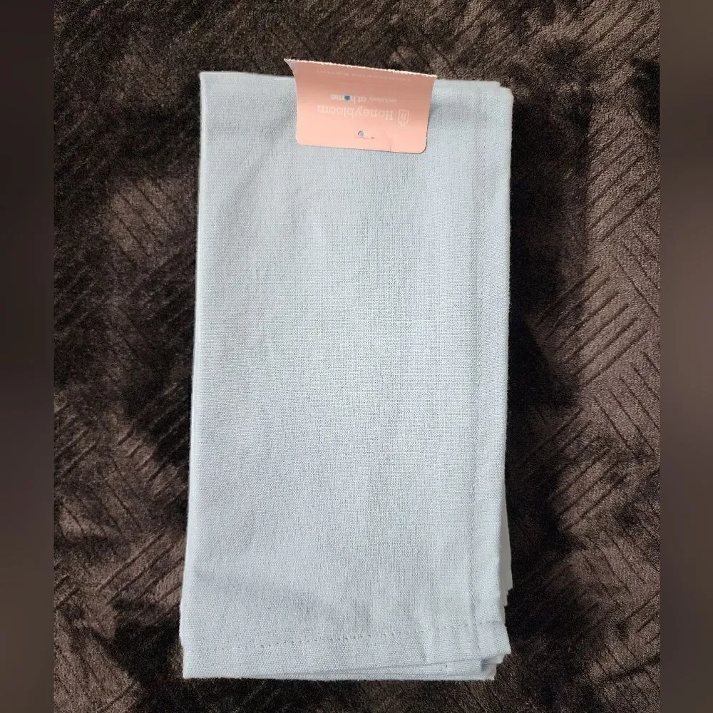 New 100% cotton Blue Napkins 2 sets of 8 pc. total. 20